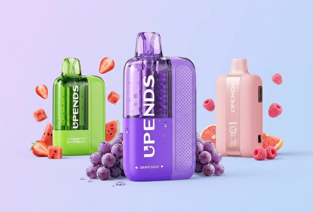 UPENDS Sorten: Grape Ice, Cherry Lemon und Cherry Cola + Sparkling