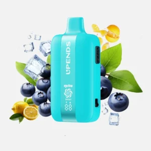 UPENDS UP7 – 35.000 Züge, Extra-Taste für Doppelgeschmack, Blue Razz Ice+Lemonade