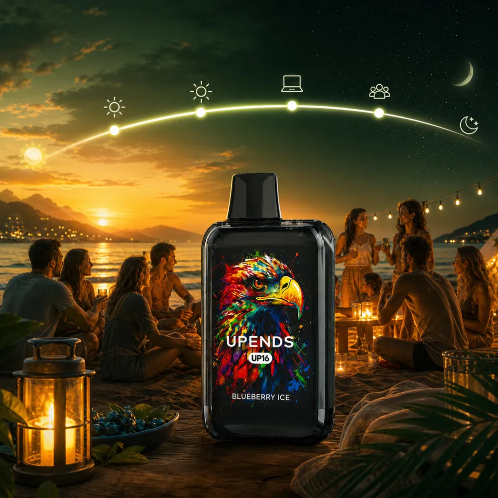 UP16 Eagle Edition vor einer Strandkulisse mit Tagesverlauf