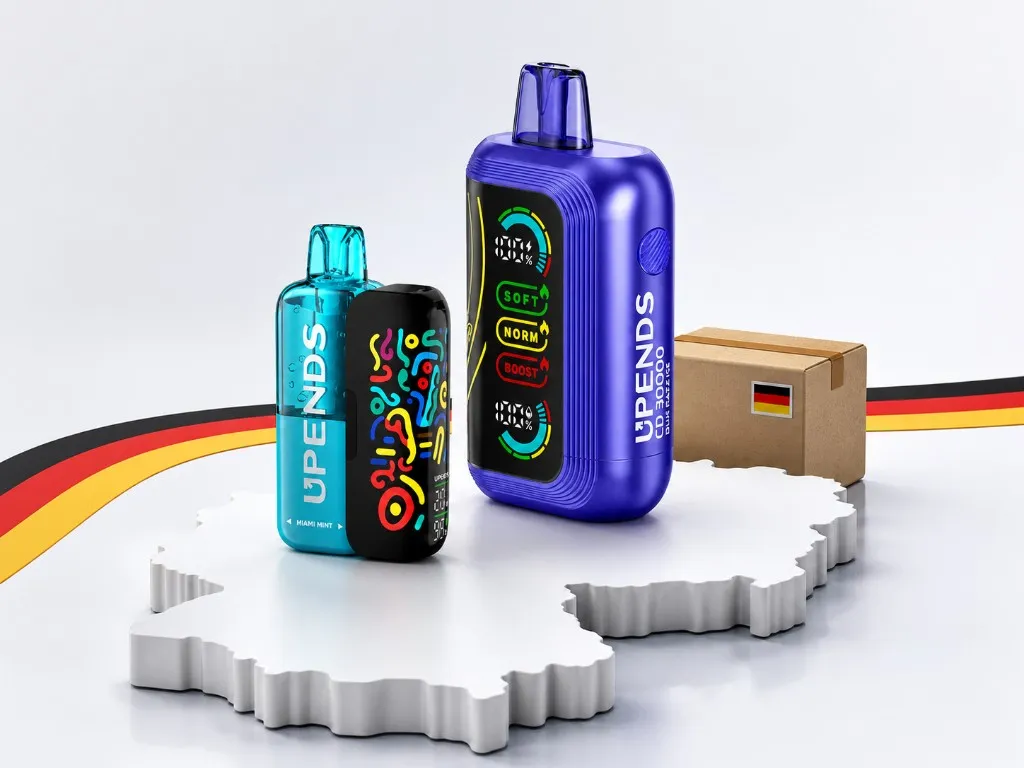 UPENDS Vape kaufen in Deutschland – CD30000 und verschiedene Modelle auf einer Deutschlandkarte