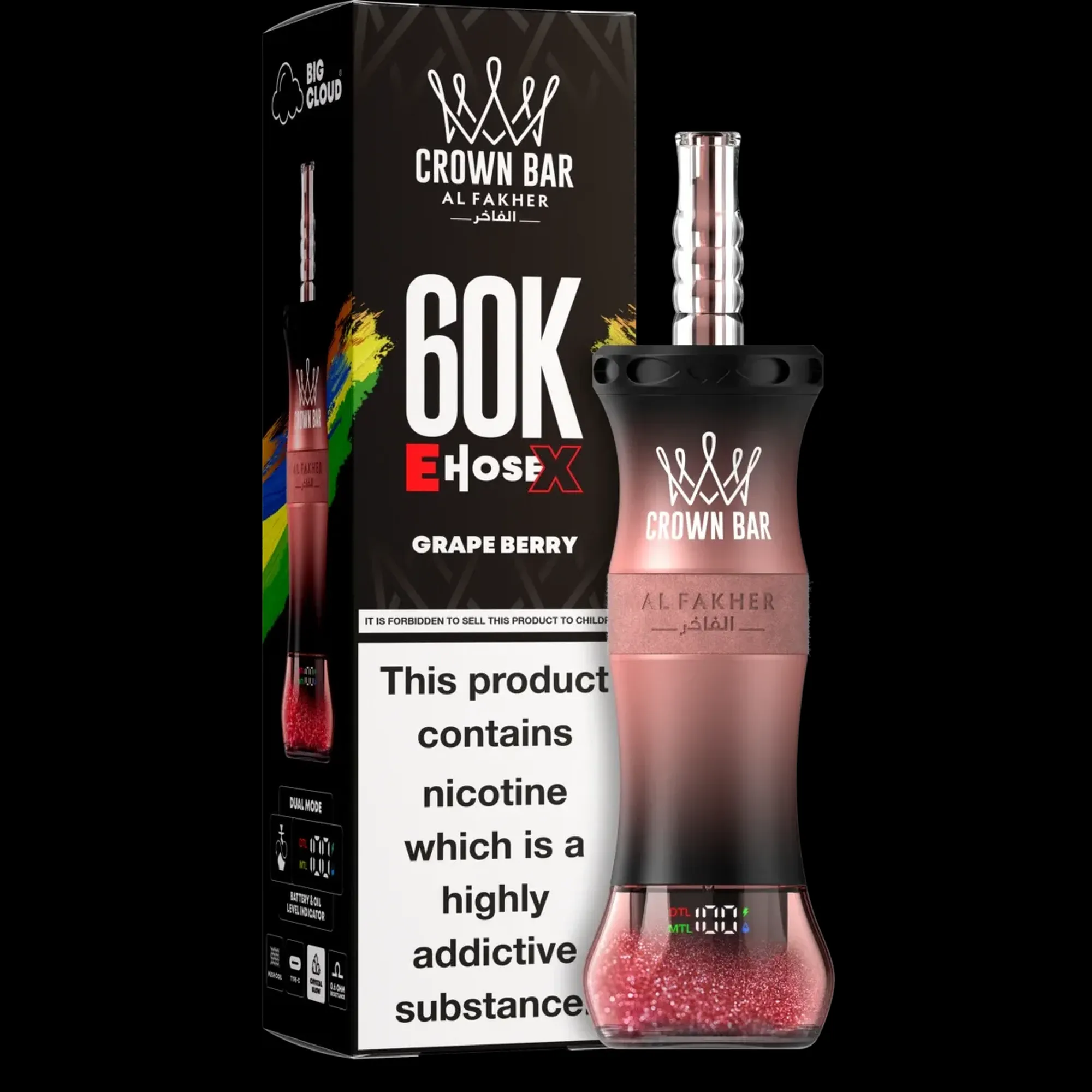 Al Fakher Crown Bar 60K Grape Berry