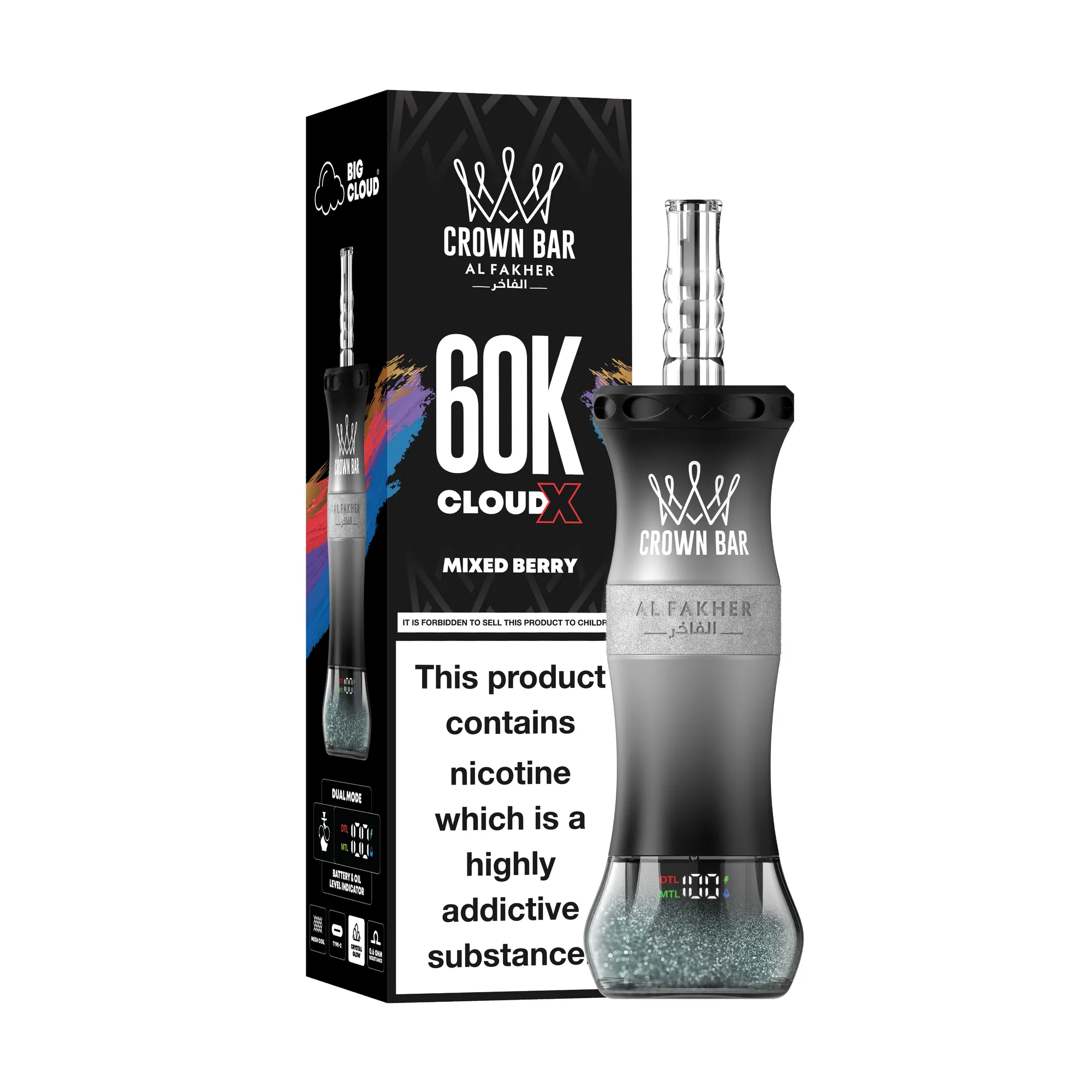 Al Fakher Crown Bar 60K Mixed Berry