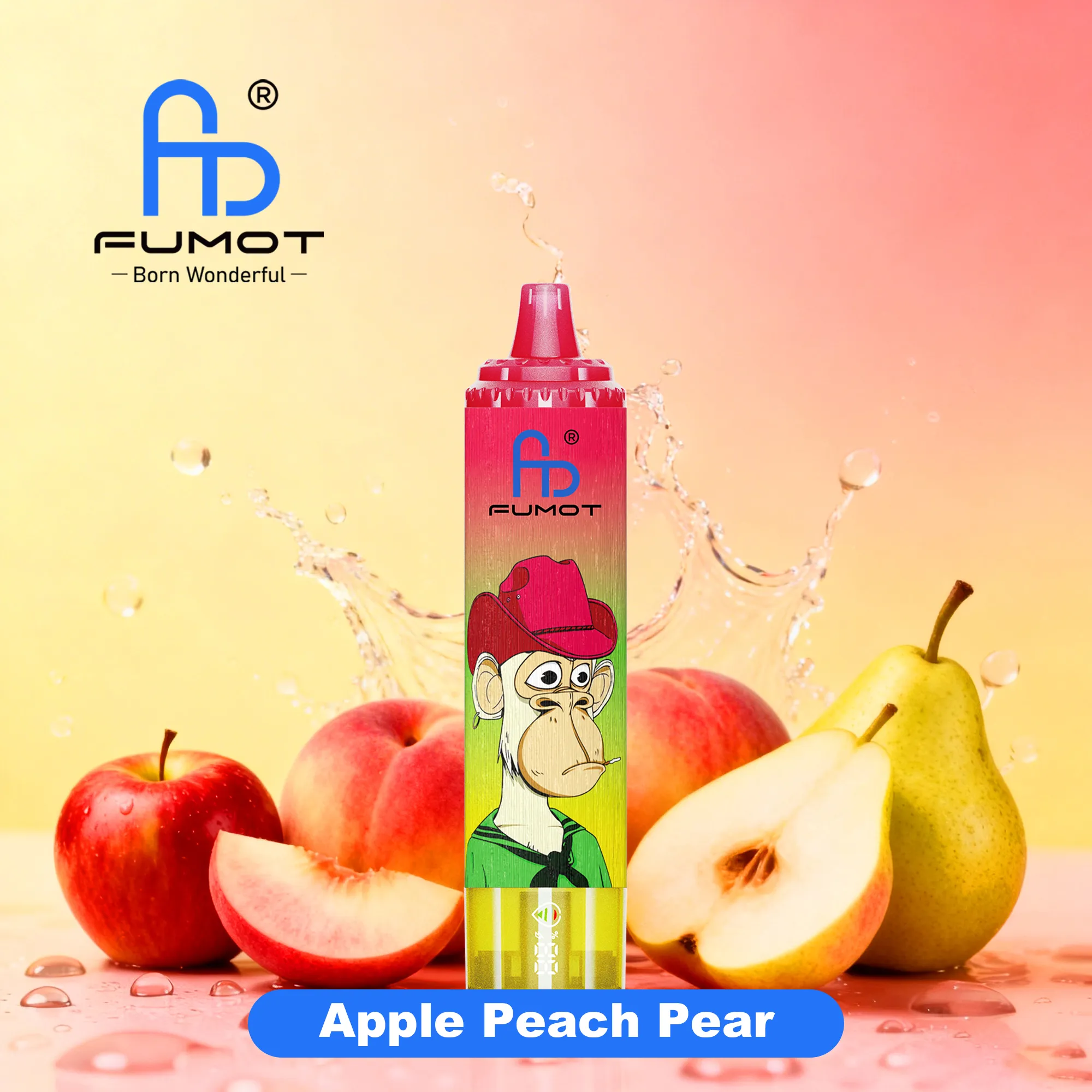 Fumot Tornado 15000 Apple Peach Pear