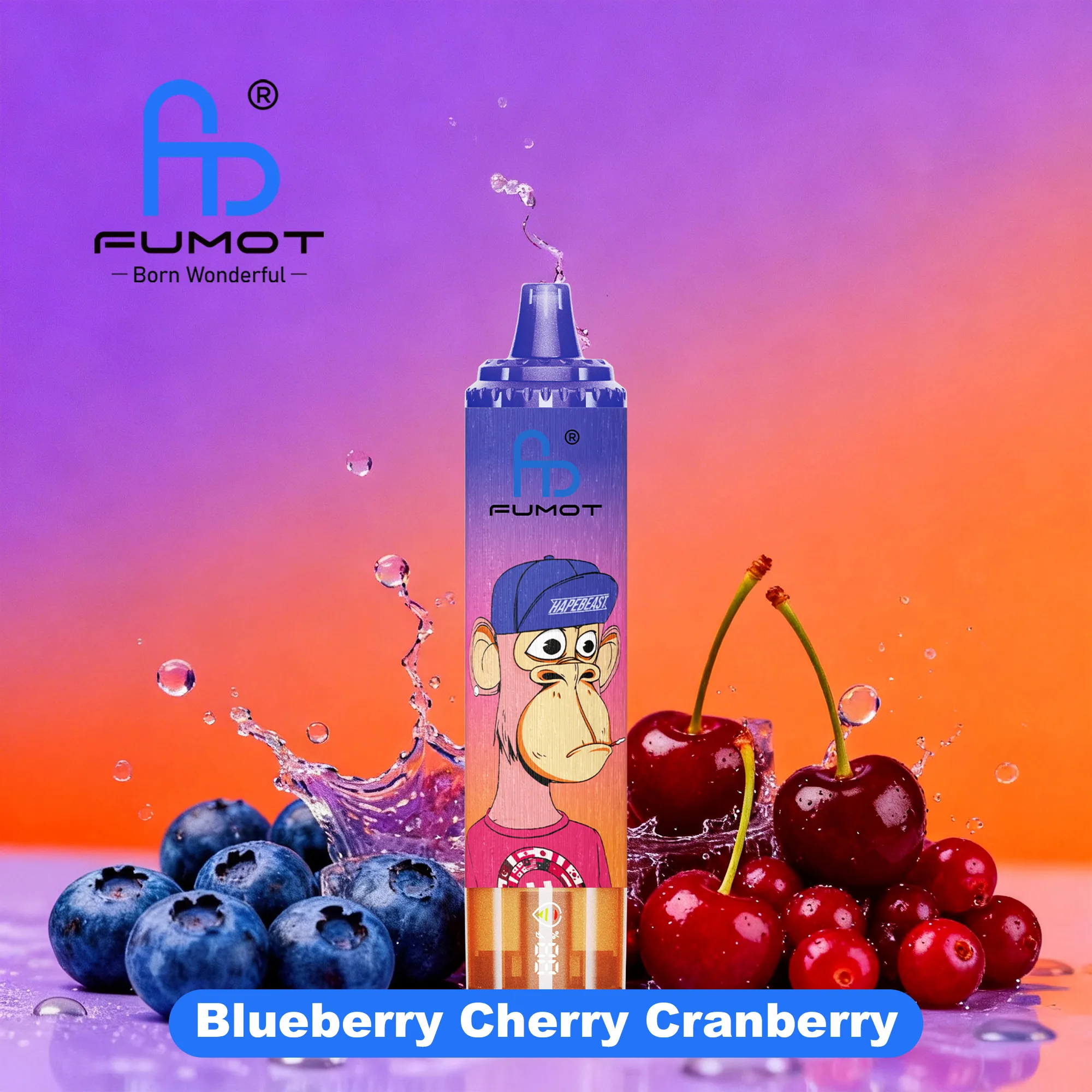 Fumot Tornado 15000 Blueberry Cherry Cranberry