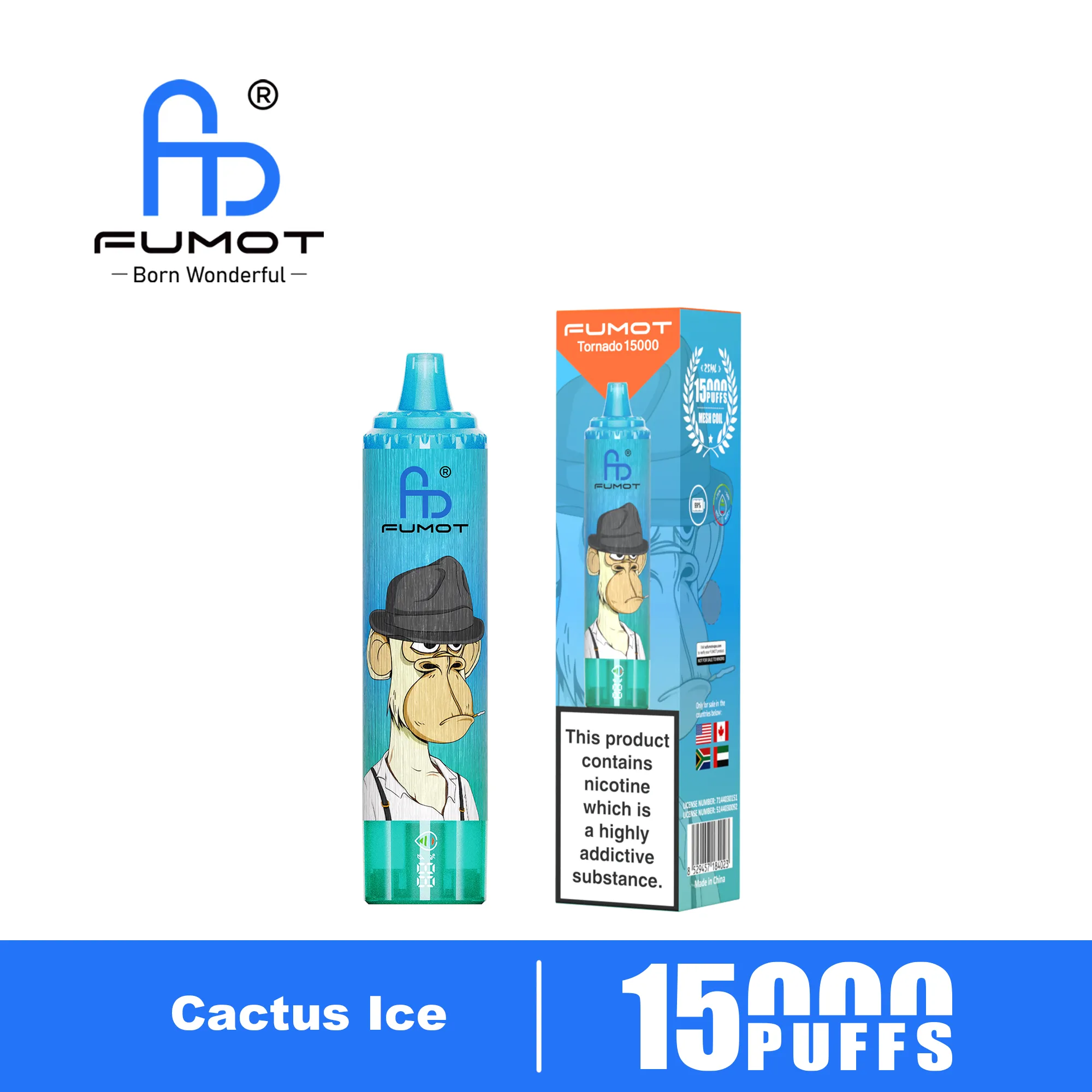 Fumot Tornado 15000 Cactus Ice