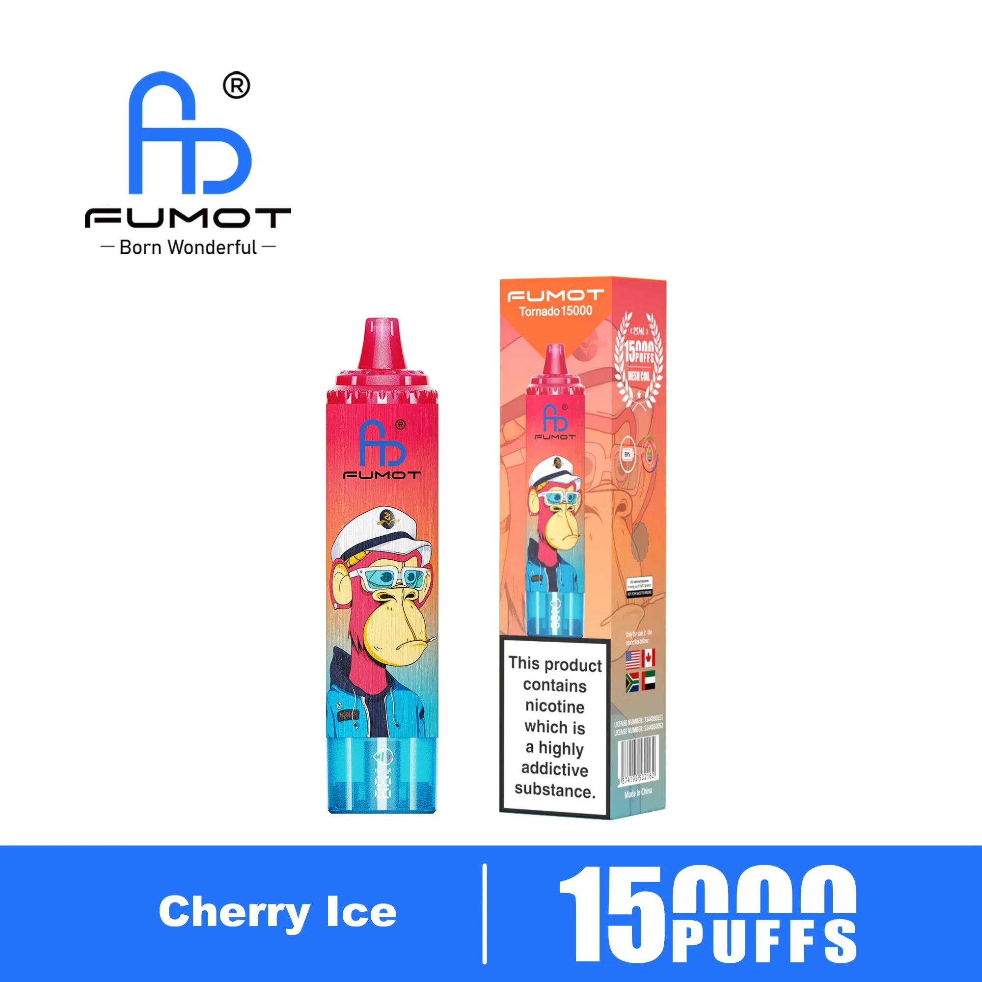 Fumot Tornado 15000 Cherry Ice
