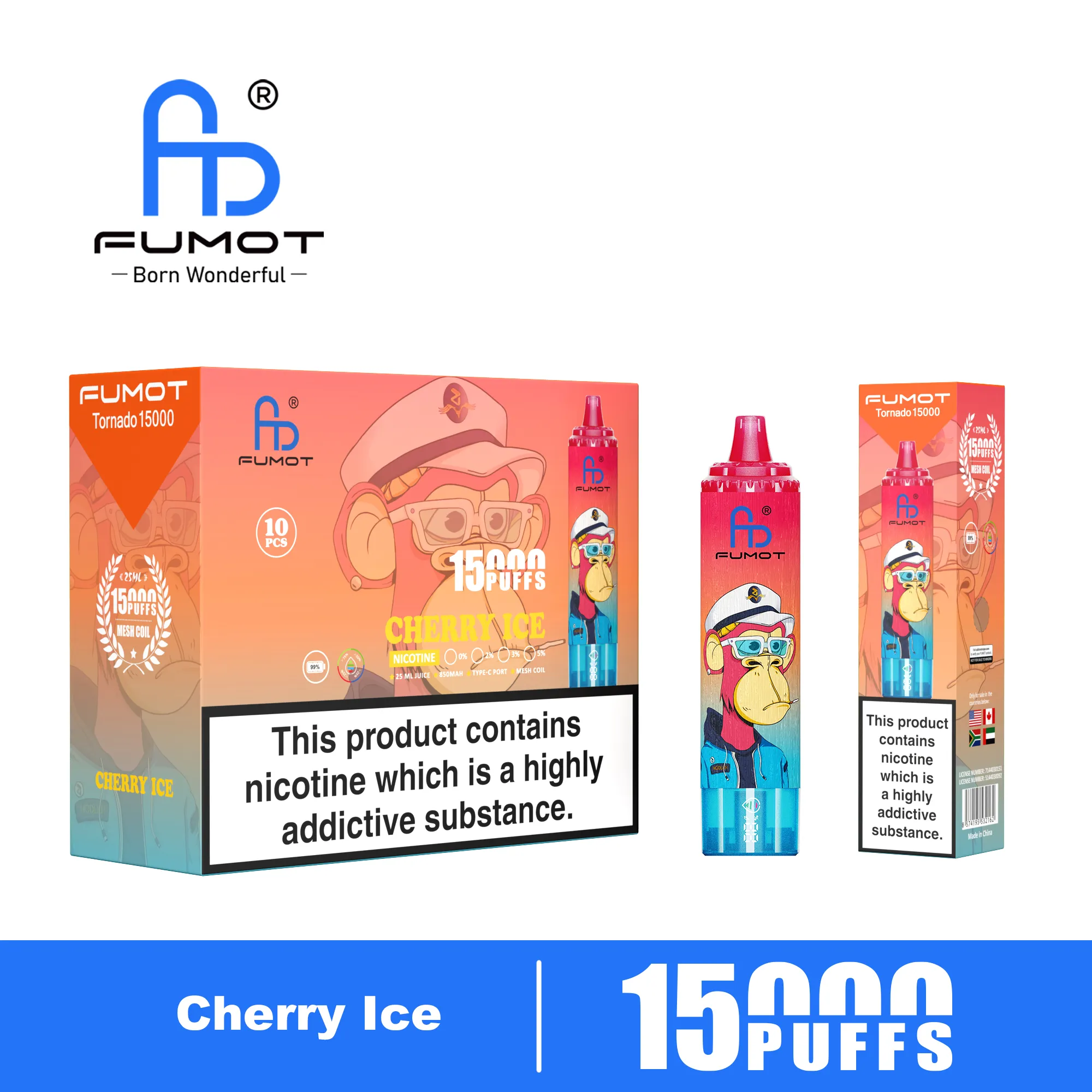 Fumot Tornado 15000 Cherry Ice