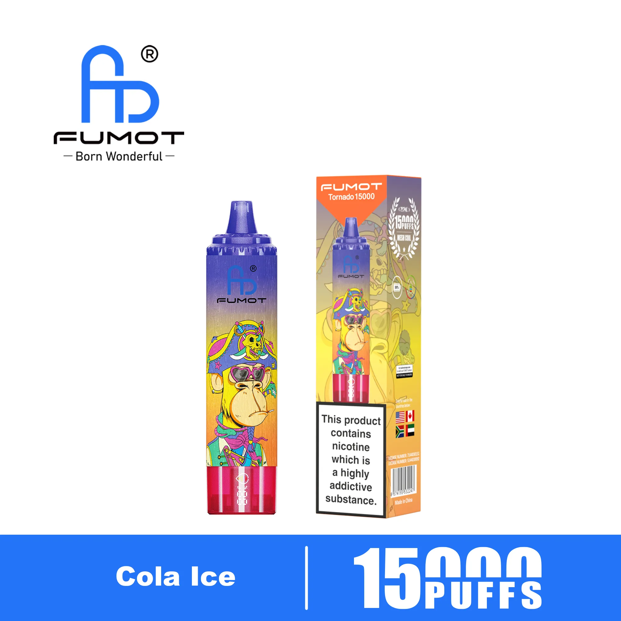Fumot Tornado 15000 Cola Ice
