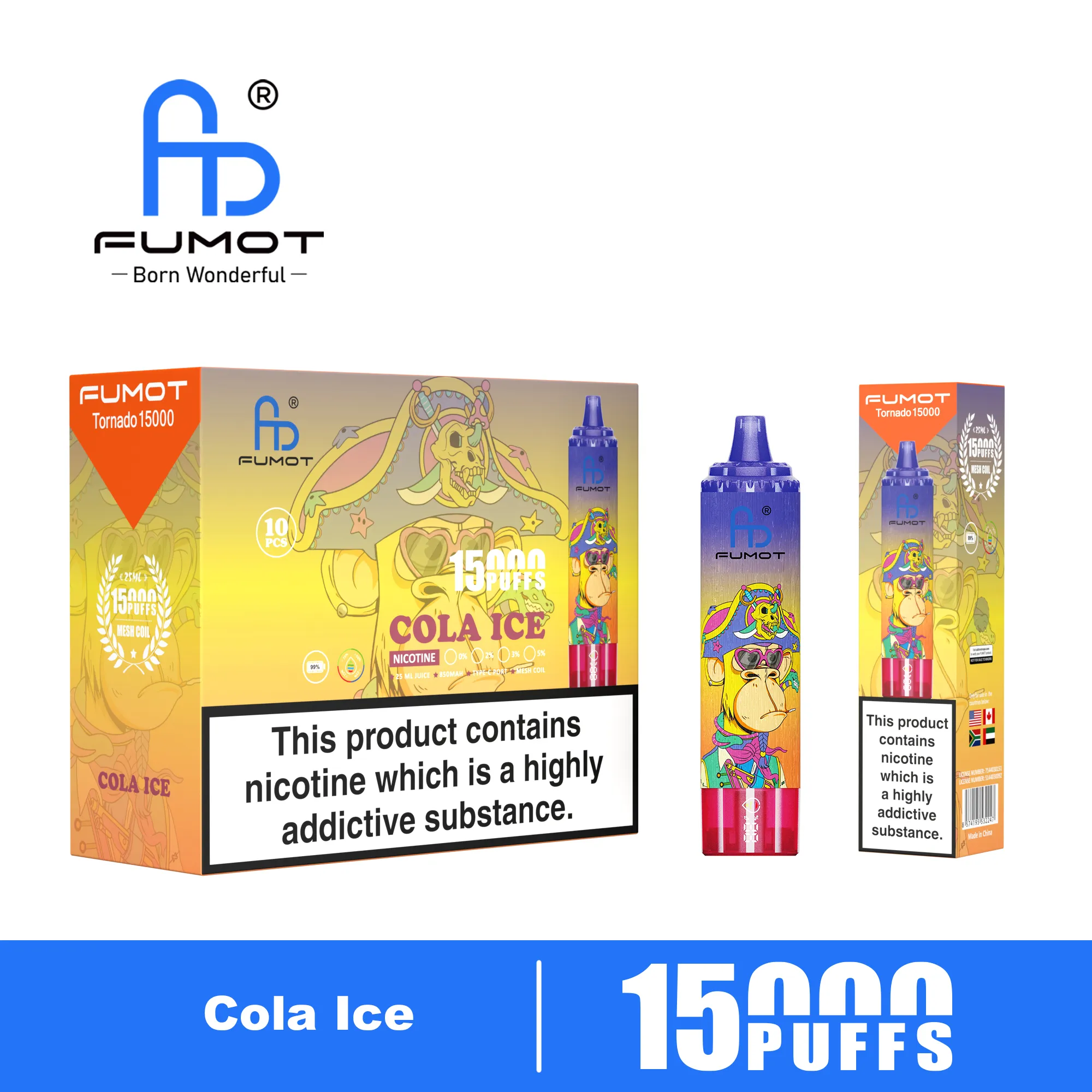 Fumot Tornado 15000 Cola Ice