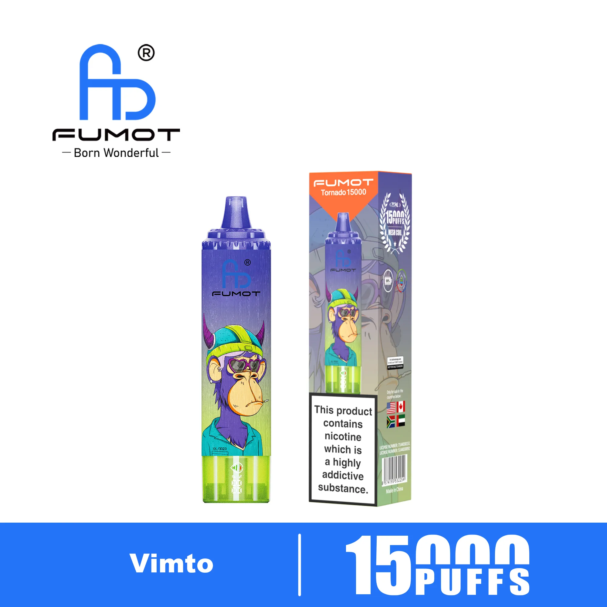 Fumot Tornado 15000 Vimto