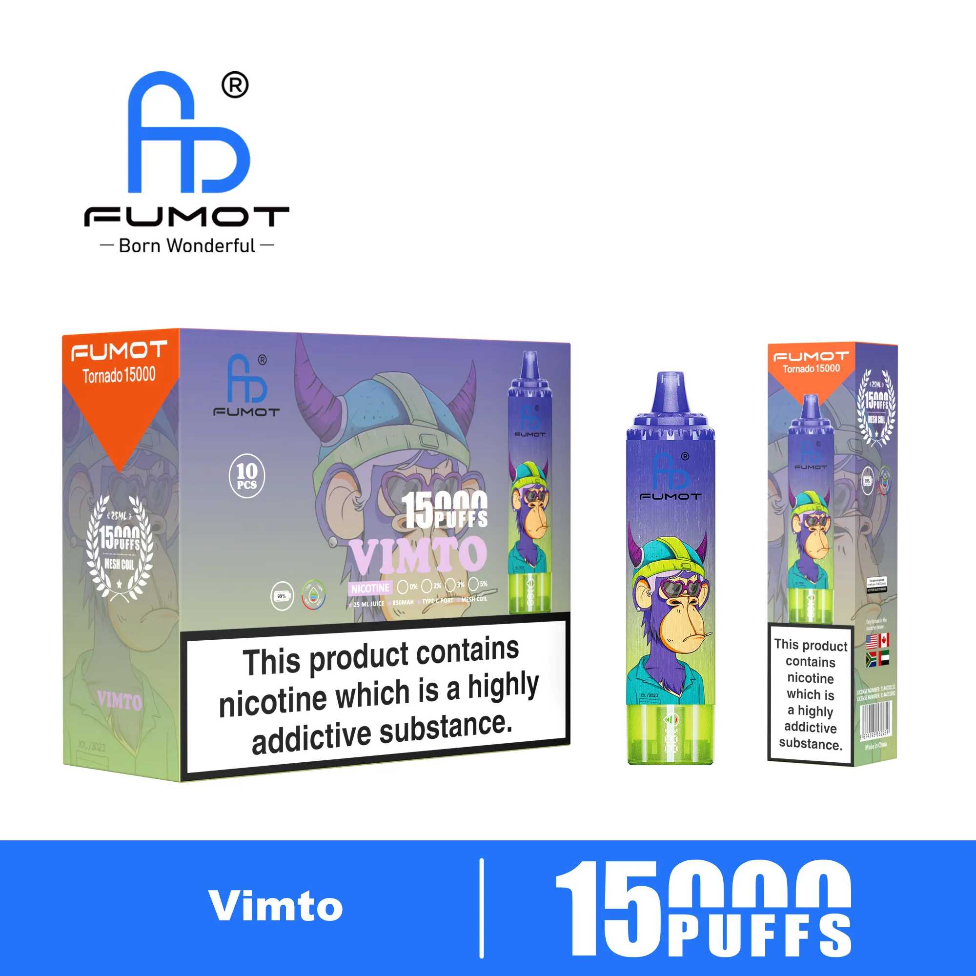 Fumot Tornado 15000 Vimto