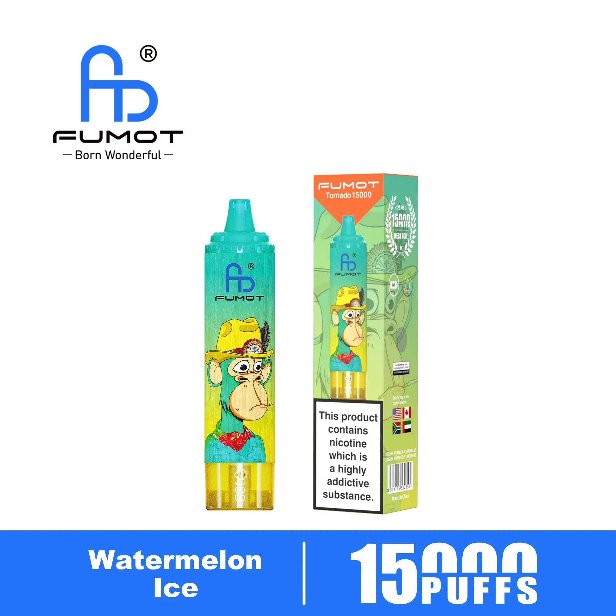 Fumot Tornado 15000 Watermelon Ice