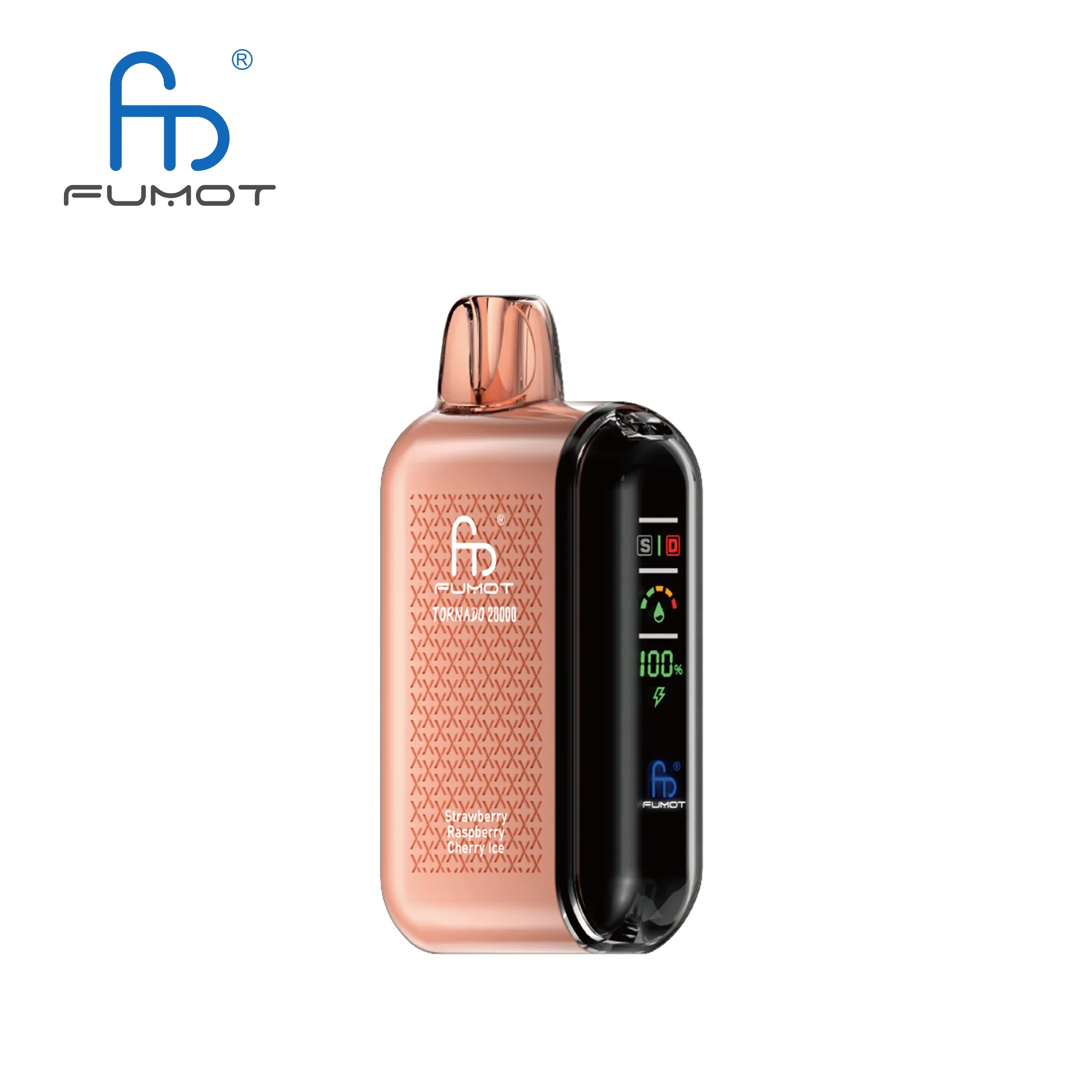 Fumot Tornado 20000 Strawberry Raspberry Cherry Ice